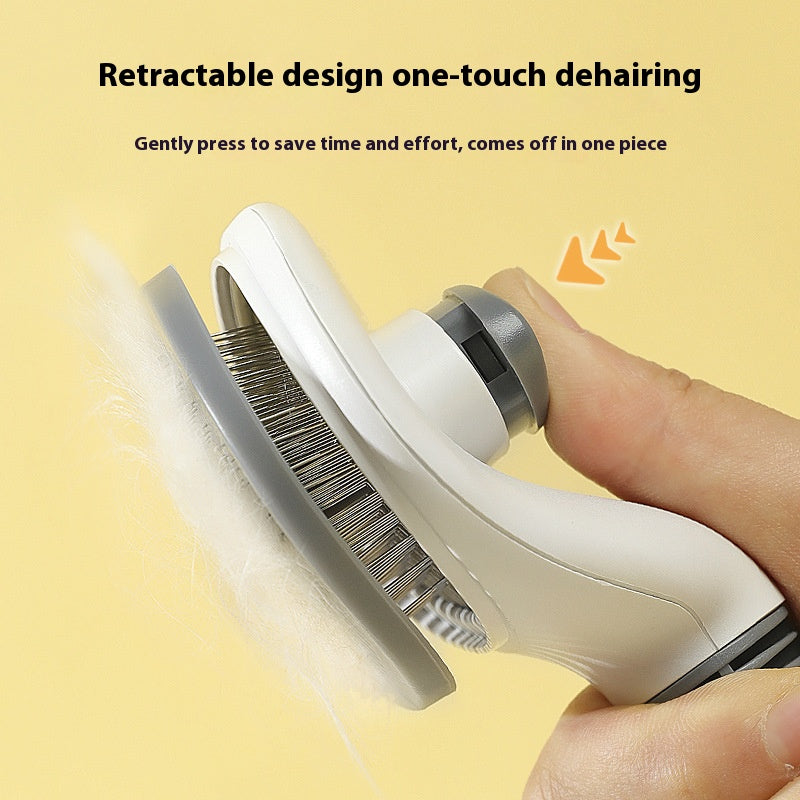 Katzenbürste mit Selbstreinigungsfunktion